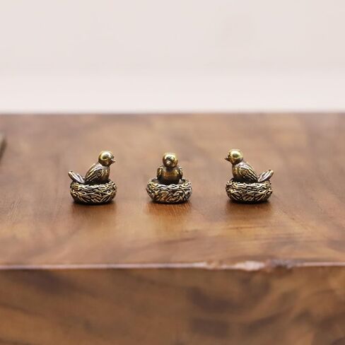 Hinge Head Songbird, Hinge Decorative Topper, Miniature Magnetic Figurine Door Decor, Whimsical Quirky Home Decor, Animal Lover Gift, Cute Songbird Decor (3 per Set) in Saudi Arabia