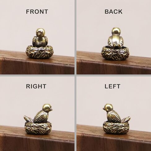 Hinge Head Songbird, Hinge Decorative Topper, Miniature Magnetic Figurine Door Decor, Whimsical Quirky Home Decor, Animal Lover Gift, Cute Songbird Decor (3 per Set) in Saudi Arabia