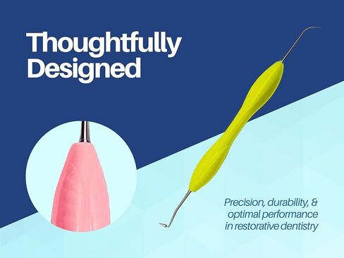 Artman Instruments Silicone Handle Dental Composite Filling Instruments Kit with Cassette Holder 10pcs Composite Restoration Tools in Saudi Arabia