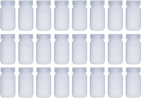 1000ML 32OZ Nature Wide Mouth HDPE Plastic Reagent Bottles with Caps Pack of 4 in Kuwait