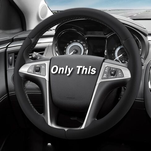 غطاء عجلة القيادة لسيارة Chevy (Chevrolet) Equinox 2010-2017/ GMC Terrain 2010-2017/ Buick Lacrosse 2010-2015/ Regal 2011-2013 (أسود مثقوب) in Kuwait