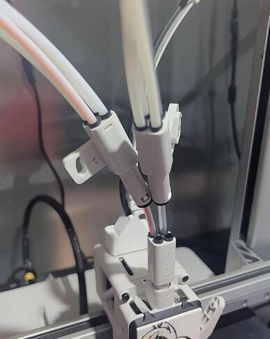 توسيع TANGBOLIBO Multi-AMS لجميع طابعات Bambu Lab ثلاثية الأبعاد المتوافقة مع سلسلة P1/P1S/X1/X1C/P2/H2/A1 ومحول AMS/AMS 2 Pro/AMS HT 4 في 1 PTFE in Kuwait