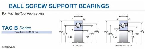 1 قطعة 20TAC47B 20 TAC 47B SUC10PN7B 20x47x15 عالية السرعة الحمولة الكرة المسمار دعم محامل in Saudi Arabia