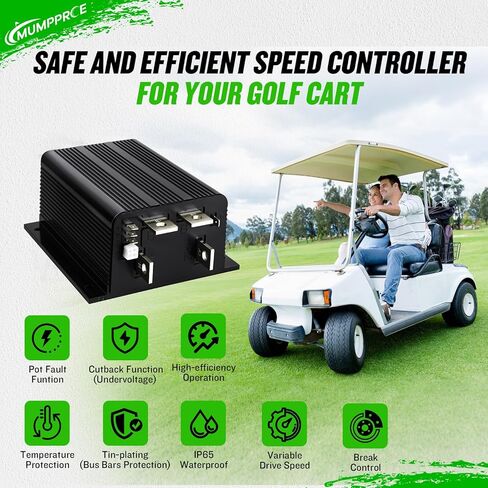 1204-410 1204-412 EZGO Club Car Speed ​​Controller، 48V 325A/300A/225A 5K-0Ω وحدة تحكم المحرك تناسب Curtis EZGO Club Car DS 1996-UP عربة الجولف، التوصيل والتشغيل وحدة تحكم عربة الجولف in Kuwait
