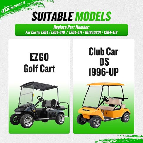 1204-410 1204-412 EZGO Club Car Speed ​​Controller، 48V 325A/300A/225A 5K-0Ω وحدة تحكم المحرك تناسب Curtis EZGO Club Car DS 1996-UP عربة الجولف، التوصيل والتشغيل وحدة تحكم عربة الجولف in Kuwait
