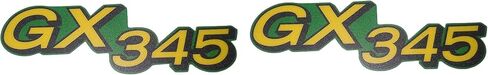 New Kumar Bros USA Lower Hood Set of 2 Decals Replaces M145998 Compatible with JohnDeere GX345 in Saudi Arabia