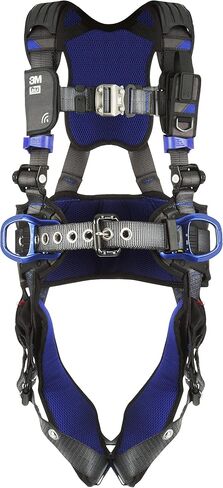 3M DBI-SALA ExoFit X300، حزام أمان مريح لوضع البناء، حماية من السقوط، حلقات على شكل حرف D للظهر والورك، إبزيم صدر سريع القفل تلقائيًا، مشبك ساق اللسان، 1140183، كبير in Saudi Arabia