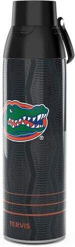 زجاجة مياه Tervis Venture Florida Gators - كوب سفر معزول ثلاثي السرعة بالكامل يحافظ على المشروبات باردة وساخنة، 26oz، من الفولاذ المقاوم للصدأ in Saudi Arabia
