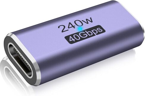 وصلة توصيل USB C من Vanjua مكونة من 3 قطع، وموسع محول USB من النوع C أنثى إلى أنثى متوافق مع Thunderbolt 4/3 يدعم شحن يصل إلى 240 وات ونقل بيانات 40 جيجابت في الثانية وفيديو 8K@60 هرتز in Kuwait