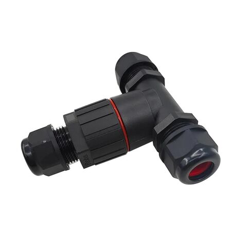 IP68 T شكل موصل 2/3/4/5 دبوس موصلات الأسلاك محطات الاتصال السريع صندوق وصلات كهربائية 1 قطعة (4PIN) in Kuwait