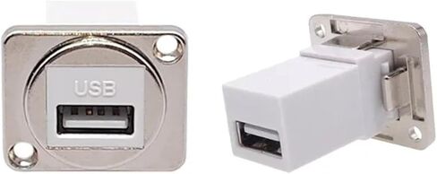 مقبس USB D نوع معدني أنثى إلى 3.0 2. تركيب لوحة الموصل 1 قطعة(5) in Kuwait