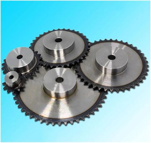 Tooth Roller Chain Sprocket 1Pcs 40-80 Tooth Process Hole 25H 04C Precision 2 Points Sprocket Chain Gear 45# Steel(42 Teeth,Bore 10mm) in Saudi Arabia