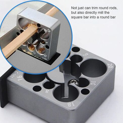 وتد طحن الحفر القابل للتعديل من Cryfokt، أداة مساعدة لقضيب مستدير 8 فتحات مع إدراج كربيد، 8 مم 9 مم 10 مم 12 مم 15 مم 16 مم 18 مم 20 مم مجموعة أدوات صنع وتد للعصي النجارة in Saudi Arabia