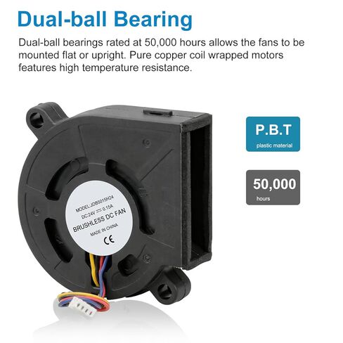 5015 Hotend Cooling Fan for Bamboo Lab X1 X1C - High Performance Replacement Part with Enhanced Cooling & Low Noise in Saudi Arabia