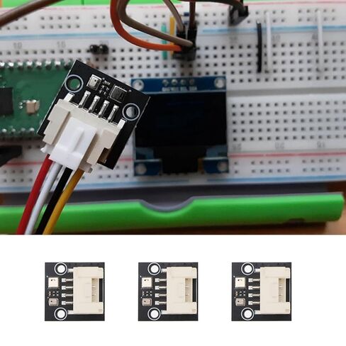 3X AHT20 BMP280 I2C وحدة استشعار درجة الحرارة والرطوبة الضغط 2.8-5 فولت مع كابل in Kuwait