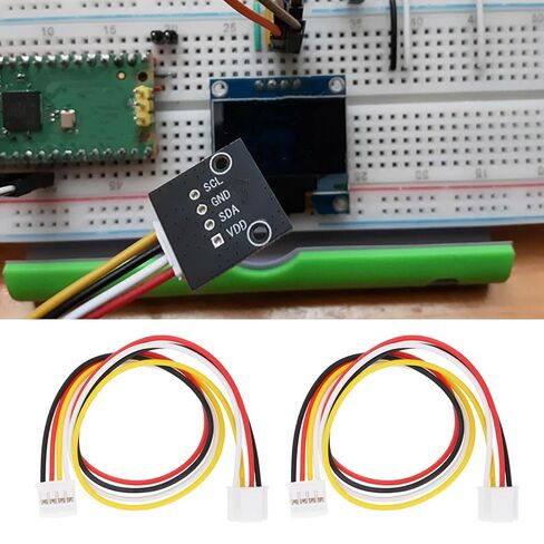3X AHT20 BMP280 I2C وحدة استشعار درجة الحرارة والرطوبة الضغط 2.8-5 فولت مع كابل in Kuwait