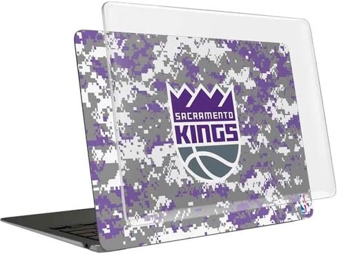 Skinit Case + Skin Compatible with MacBook Air 13in (2020) - Officially Licensed NBA Sacramento Kings Purple Digi Camo Design in Saudi Arabia