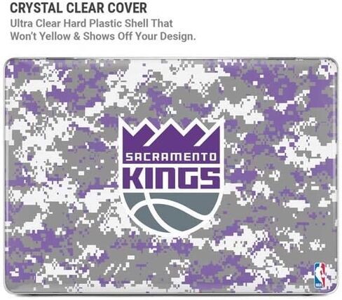 Skinit Case + Skin Compatible with MacBook Air 13in (2020) - Officially Licensed NBA Sacramento Kings Purple Digi Camo Design in Saudi Arabia