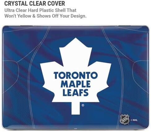 Skinit Case + Skin Compatible with MacBook Air 13in (2020) - Officially Licensed NHL Toronto Maple Leafs Home Jersey Design in Saudi Arabia