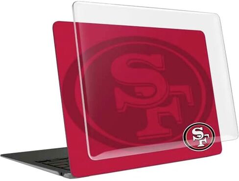 Skinit Case + Skin Compatible with MacBook Air 13in (2020) - Officially Licensed NFL San Francisco 49ers Double Vision Design in Saudi Arabia