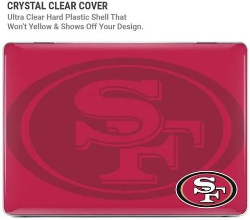 Skinit Case + Skin Compatible with MacBook Air 13in (2020) - Officially Licensed NFL San Francisco 49ers Double Vision Design in Saudi Arabia