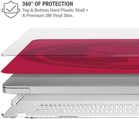 Skinit Case + Skin Compatible with MacBook Air 13in (2020) - Officially Licensed NFL San Francisco 49ers Double Vision Design in Saudi Arabia
