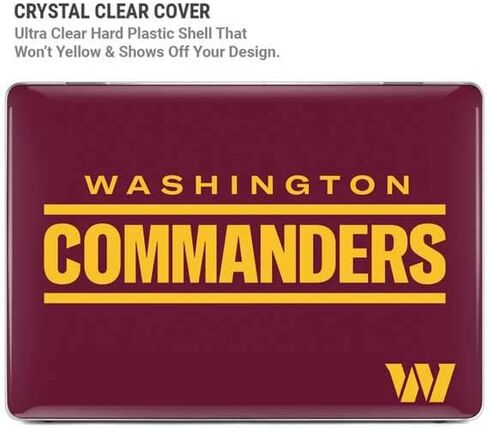 Skinit Case + Skin Compatible with MacBook Air 13in M1 (2021) - Officially Licensed NFL Washington Commanders Performance Series Design in Saudi Arabia