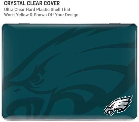 Skinit Case + Skin Compatible with MacBook Air 13in (2020) - Officially Licensed NFL Philadelphia Eagles Double Vision Design in Saudi Arabia