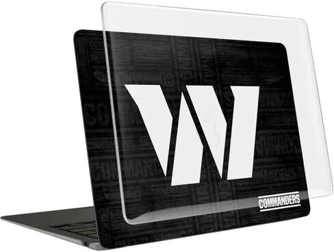 Skinit Case + Skin Compatible with MacBook Air 13in M1 (2021) - Officially Licensed NFL Washington Commanders Black and White Design in Saudi Arabia