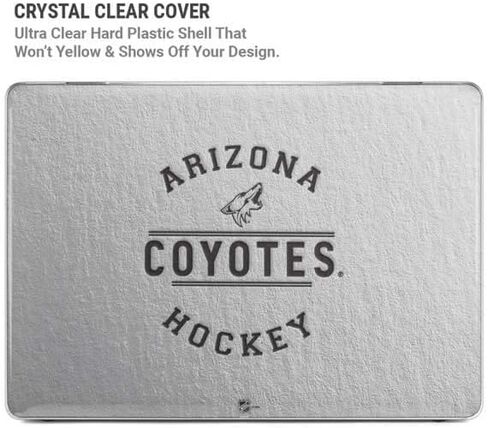 Skinit Case + Skin Compatible with MacBook Air 13in M1 (2021) - Officially Licensed NHL Arizona Coyotes Black Text Design in Saudi Arabia