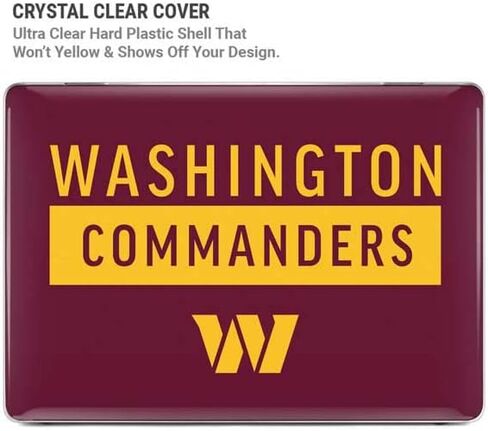 Skinit Case + Skin Compatible with MacBook Air 13in M1 (2021) - Officially Licensed NFL Washington Commanders Design in Saudi Arabia
