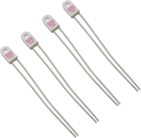 4PCS Ceramic Temperature Control Fuse 250V 15A 125Degree Centigrade Over Temperature Protection Fuse Circuit Accessories in Saudi Arabia