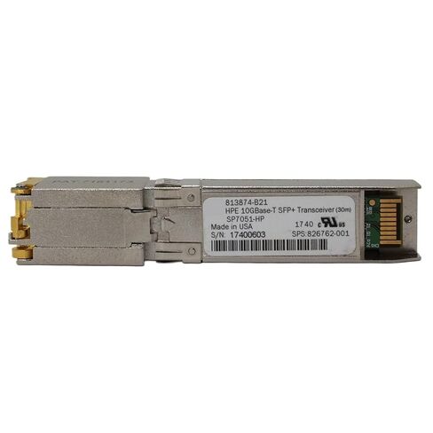 813874-B21 SP7051-HP 826762-001 10GBASE-T RJ45 10G Copper Transceiver Module in Saudi Arabia