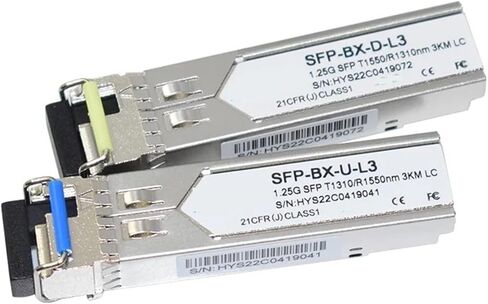 1 قطعة 1.25 جيجابايت/ثانية جهاز إرسال واستقبال SFP قابل للتوصيل 1310/1550NM 3KM 1.25G معدات الألياف البصرية (5 أزواج 3KM) in Saudi Arabia