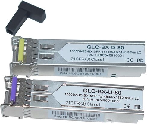 1490/1550nm LC SM Simplex Fiber Optic 1.25G WDM 80km SFP Transceiver in Saudi Arabia