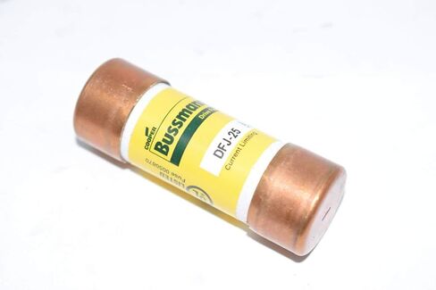 Bussmann DFJ-25 DFJ 25A DFJ25 600Vac Class J Drive Fuse عالي السرعة، أصفر in Saudi Arabia