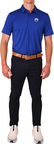 Columbia Edmonton Oilers Golf Men's Casual Lightweight Drive Polo in Saudi Arabia