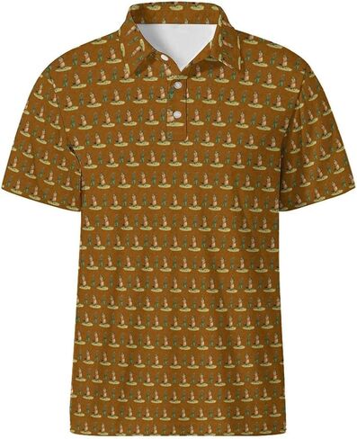 Funny Golf Shirts for Men Polo Shirts Casual Collared Short Sleeve Polo Shirt Gift for Golfer Lovers in Saudi Arabia