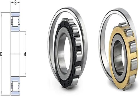 رولمان بلي أسطواني 1012 مقاس 60X95X18 60*95*18 مم in Kuwait