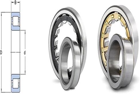 رولمان بلي أسطواني 1012 مقاس 60X95X18 60*95*18 مم in Kuwait
