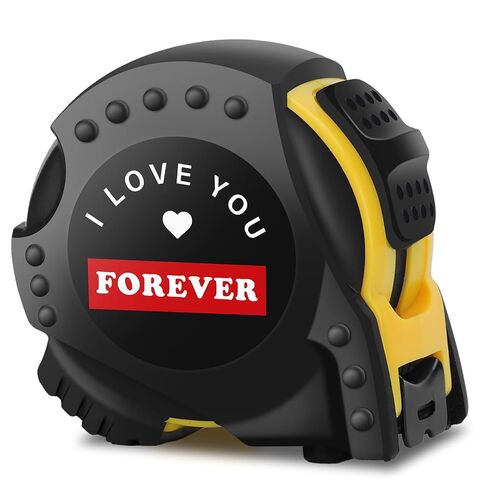 Tape Measure, I Love You Wedding Anniversary for Husband Boyfriend, Tool Gift for Men Him with Box in Saudi Arabia