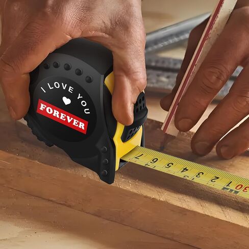 Tape Measure, I Love You Wedding Anniversary for Husband Boyfriend, Tool Gift for Men Him with Box in Saudi Arabia