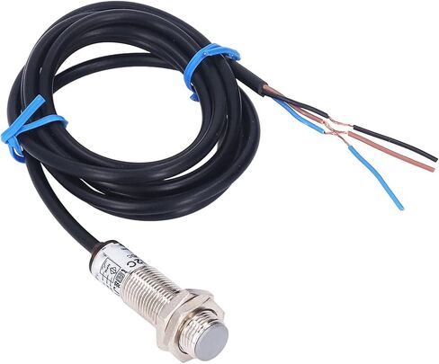 5 قطع من مستشعرات القرب الاستقرائي، تأثير القاعة NPN 5‑30V DC مفتوح عادة (NO) 3 أسلاك مستشعر القرب لتحديد موضع مكبس الأسطوانة in Kuwait