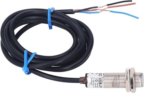 5 قطع من مستشعرات القرب الاستقرائي، تأثير القاعة NPN 5‑30V DC مفتوح عادة (NO) 3 أسلاك مستشعر القرب لتحديد موضع مكبس الأسطوانة in Kuwait