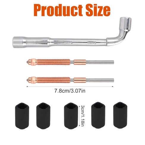 طقم فوهات يونيكورن مقاس 0.4 مم لمجموعة Creality K2 Plus/Hi، مع 5 جوارب سيليكون ومفتاح ربط لقطع غيار الطابعة ثلاثية الأبعاد Creality Hi وK2 وK2 Pro وK2 Plus in Kuwait
