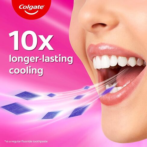 Colgate MaxFresh Watermelon Blast Gel Toothpaste, with Cooling Crystals, Watermelon Flavour, and Ultrafreeze Technology for Intense Freshness, Vegan, Gluten-Free 100g/3.5oz in Saudi Arabia