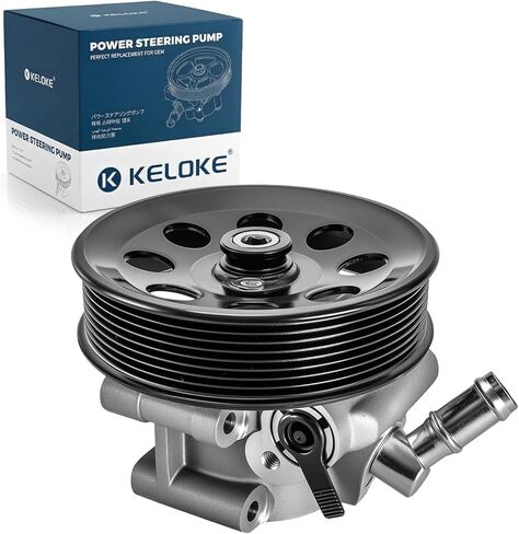 KELOKE Power Steering Pump, with Pulley, Compatible with Ford F-250 Super Duty 2011-2016, F-350 Super Duty 2011-2016, F-450 Super Duty 2011-2016, F-550 Super Duty 2011-2016, V8 6.7L, Replace# 20-5206 in Saudi Arabia