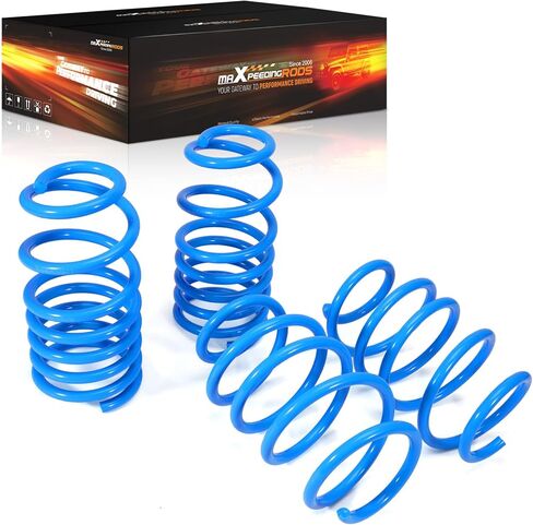 maXpeedingrods Lowering Springs for Honda Civic DX LX EX SI 2012-2015(Excluding Hybrid), SAE 9254 High Tensile Coil Springs, Blue in Saudi Arabia
