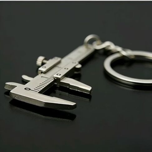 Portable Mini Alloy Vernier Caliper Key Ring, Accurate Measuring Tool with Compact Keychain Design, 0.0-1.57 Inch Range（6pcs） in Saudi Arabia