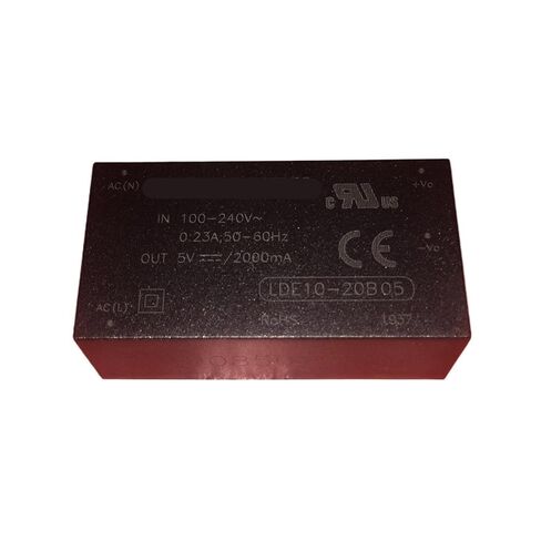 LDE10-20B05AC-DC وحدة الطاقة 220 فولت إلى 5 فولت 10 واط in Kuwait